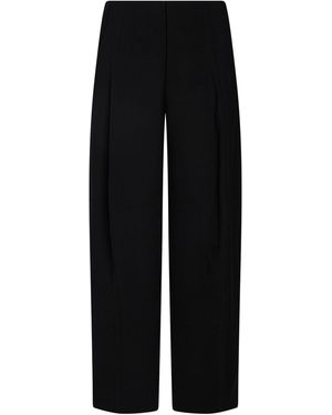 Victoria Beckham Pants Polyester, Virgin Wool, Polyamide, Elastane - Black
