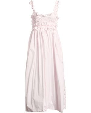 Cecilie Bahnsen Maxi Dress Cotton - Pink