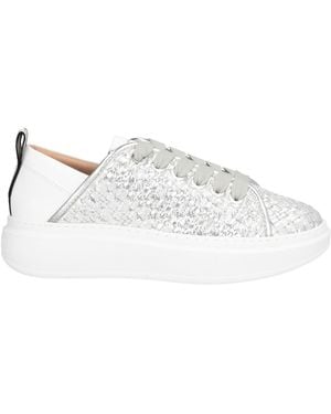 Alexander Smith Sneakers Leather, Textile Fibers - White