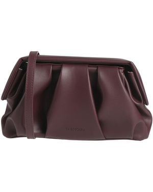 THEMOIRÈ Afrodite -- Plum Cross-Body Bag Textile Fibres - Purple