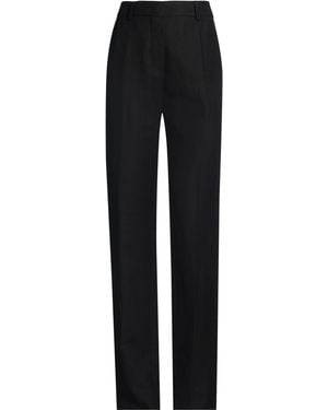 Sportmax Trousers Viscose, Linen - Black