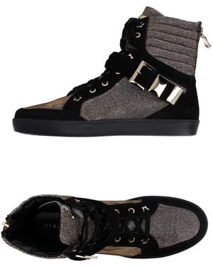Albano Sneakers Soft Leather, Textile Fibers - Black