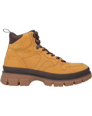 Tommy Hilfiger Camel Ankle Boots Leather - Brown