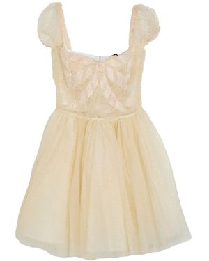 Elisabetta Franchi Mini Dress - Natural