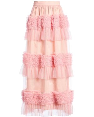 Nora Barth Maxi Skirt Polyester, Elastane - Pink