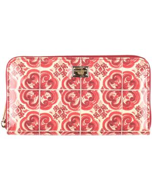Dolce & Gabbana Wallet Calfskin - Red