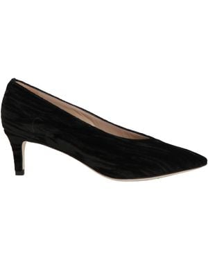 Walter Violet Pumps Textile Fibers - Black