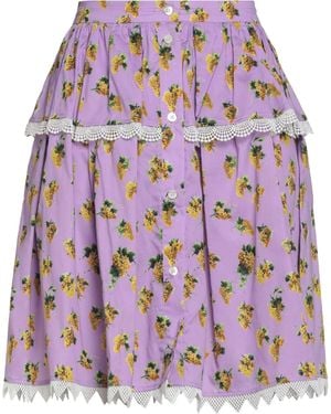 MSGM Mini Skirt Cotton - Purple