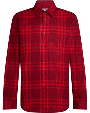 Burberry Camisa - Rojo