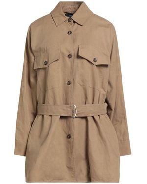 Weekend by Maxmara Sand Jacket Cotton, Linen - Natural