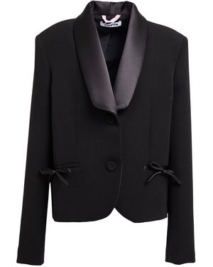 Vivetta Blazer Polyester, Elastane - Black