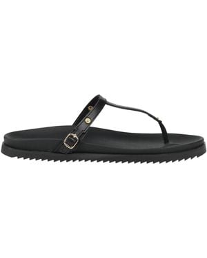 HEY MARLY Thong Sandals - Black