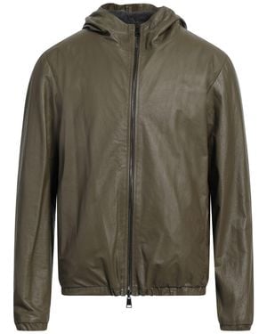 Giorgio Brato Jacket Leather - Green