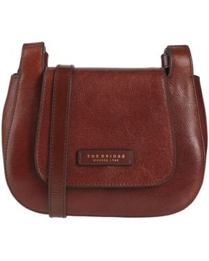 The Bridge Cross-Body Bag Cow Leather - Red