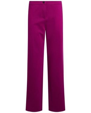 Diana Gallesi Pants Viscose, Polyamide, Elastane - Purple