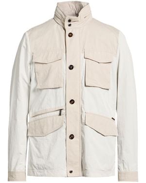 Moorer Jacket Polyester, Polyamide, Cotton - Natural