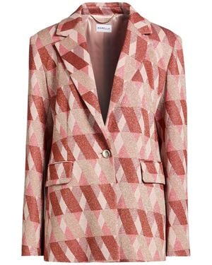 Marella Blazer Viscose, Polyamide, Metallic Fibre, Elastane - Pink
