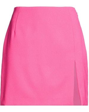 ANDAMANE Fuchsia Mini Skirt Polyester - Pink