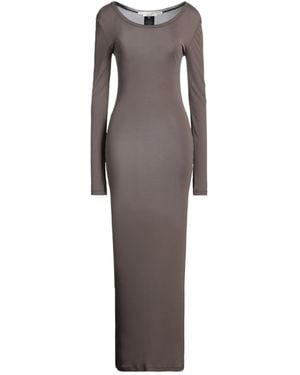 Isabel Benenato Maxi Dress - Gray
