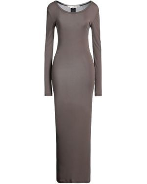 Isabel Benenato Maxi Dress - Gray