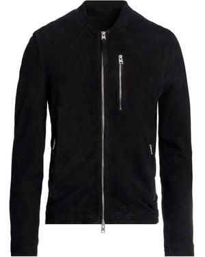 AllSaints Jacket Goat Skin - Black
