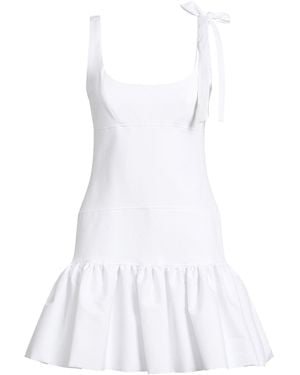 Sandro Mini Dress Polyester, Polyamide, Elastane - White