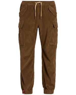 Alpha Industries Trousers Cotton - Brown
