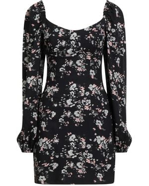 Mar De Margaritas Mini Dress Viscose - Black