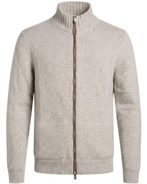 Fedeli Light Cardigan Cashmere - Gray