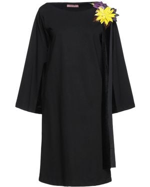 Rose' A Pois Mini Dress - Black