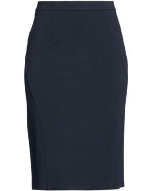 Elena Miro Midi Skirt Viscose, Polyamide, Elastane - Blue