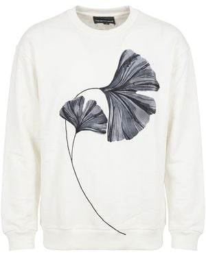 Emporio Armani Sweatshirt Cotton - White