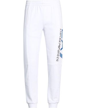 EA7 Pants Cotton, Polyester - White