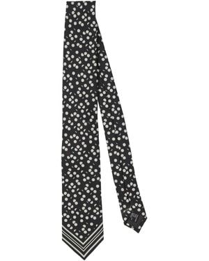 Caruso Ties & Bow Ties Cotton, Silk - White