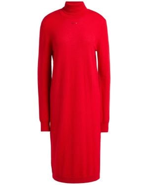 Barbara Bui Vestido Midi - Rojo