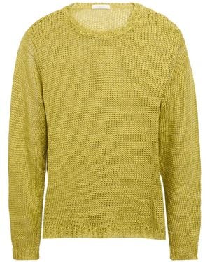 Zanone By Slowear Lime Sweater Linen - Green