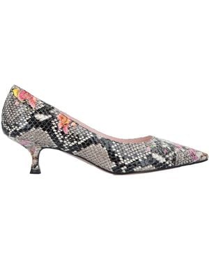 Anna F. Pumps Leather - Metallic