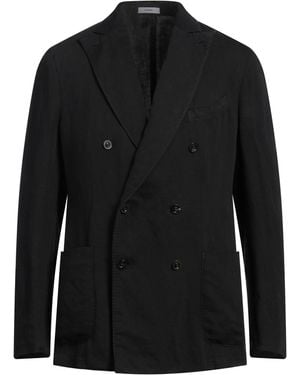 Boglioli Blazer Cotton, Linen - Black