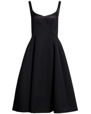Marni Midi Dress Virgin Wool - Black