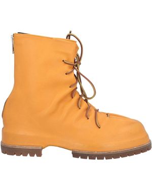 424 Ankle Boots Leather - Orange