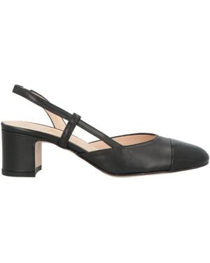 J.A.P. JOSE ANTONIO PEREIRA Court Shoes - Black