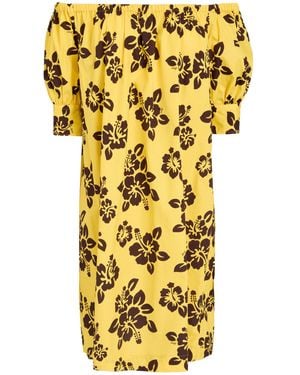 Aspesi Marigold Mini Dress Cotton - Yellow