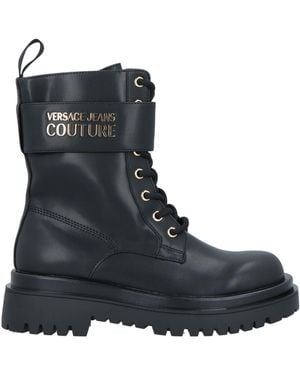 Versace Jeans Couture Botines De Caña Alta - Negro