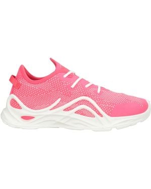 Ecco Fuchsia Trainers Textile Fibres - Pink