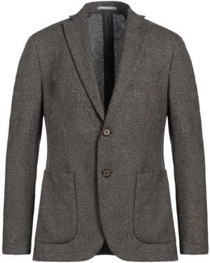 Michael Kors Dark Blazer Wool, Polyester, Linen, Polyamide - Gray