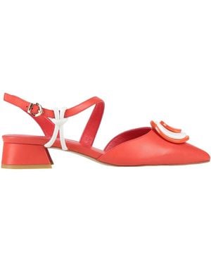 Luciano Barachini Court Shoes Leather - Red