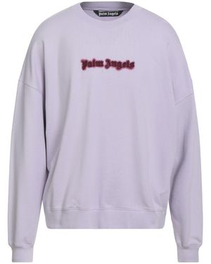 Palm Angels Sweatshirt Cotton, Elastane, Polyester - Blue