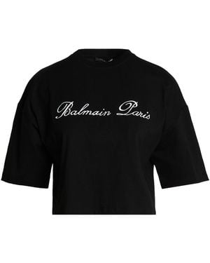 Balmain T-Shirts - Schwarz