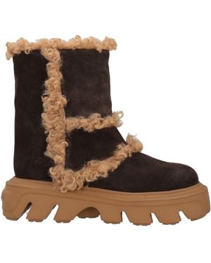 Casadei Ankle Boots Leather - Brown