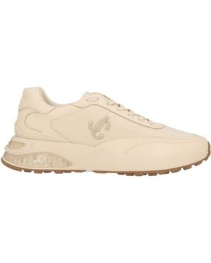 Jimmy Choo Trainers Textile Fibres - Natural